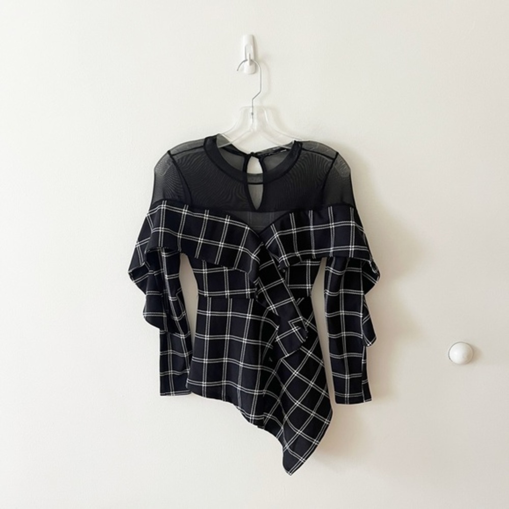 Fashion nova black blouse